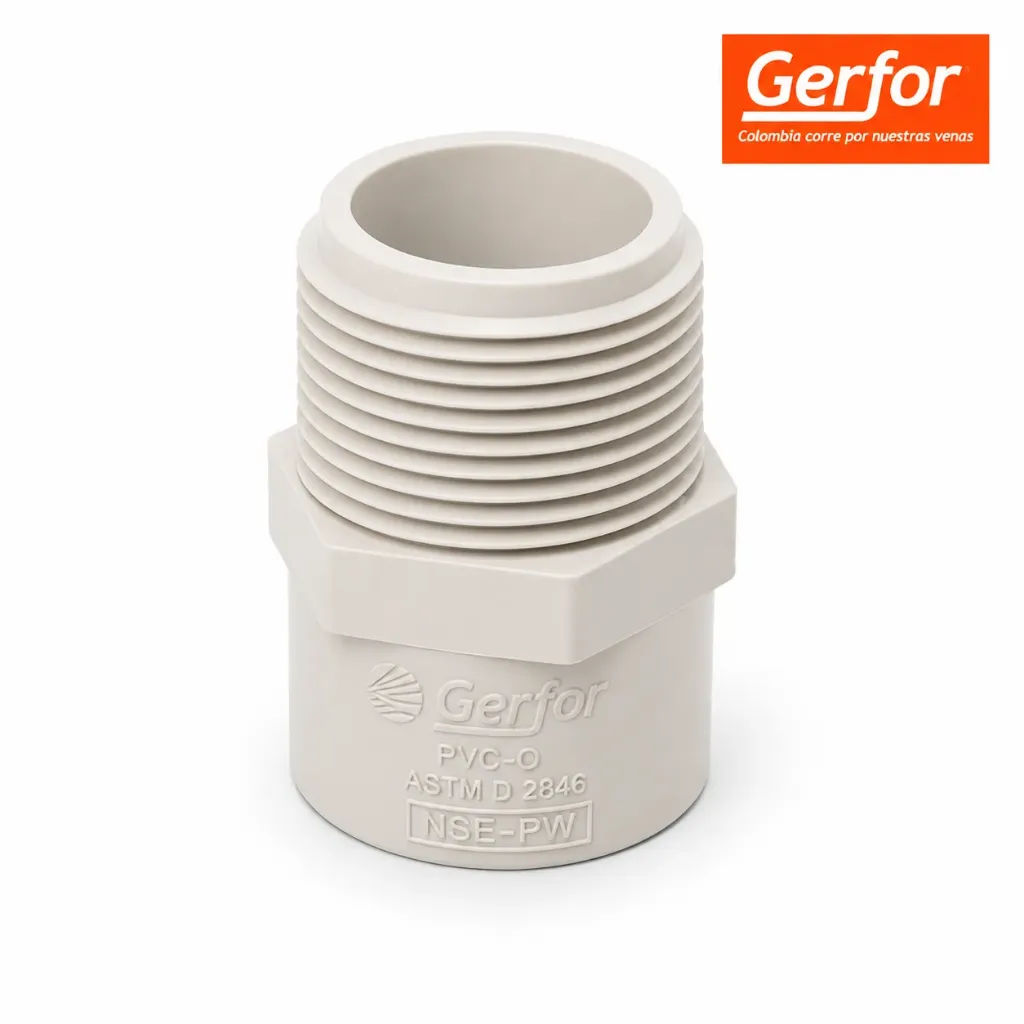[1881] ADAPTADOR MACHO CPVC 1/2 GERFOR (100789)