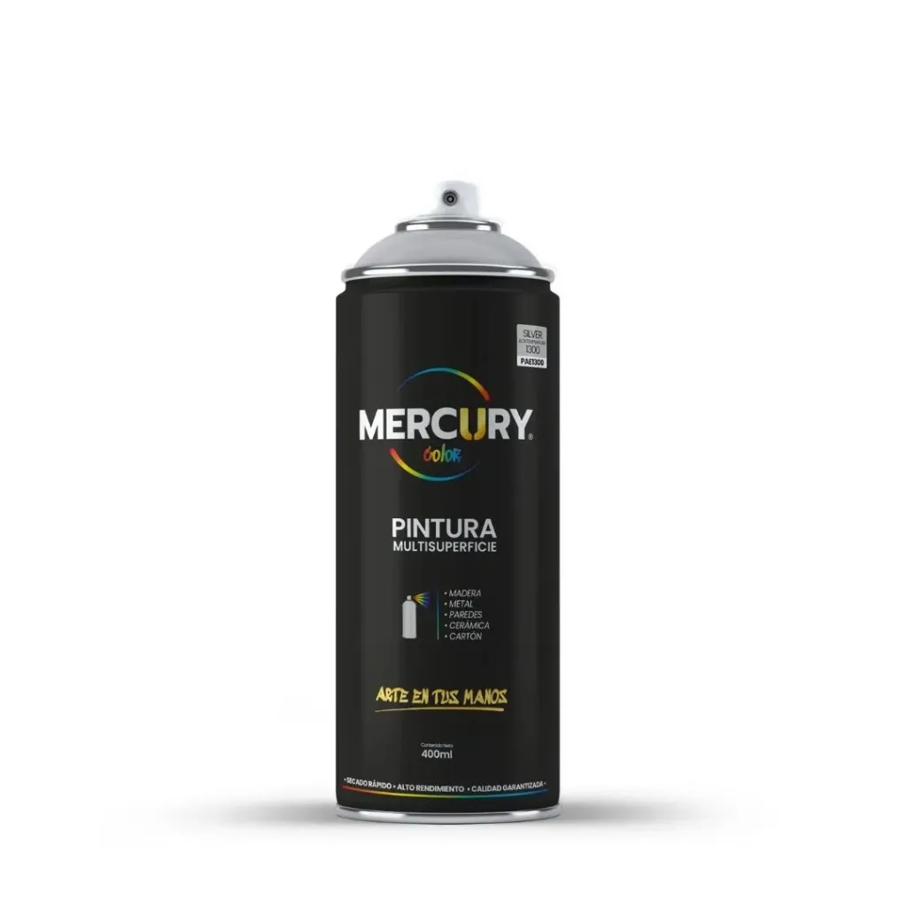 AEROSOL MERCURY 400ML 1300 SILVER ALTA TEMPERATURA(PAE1300)