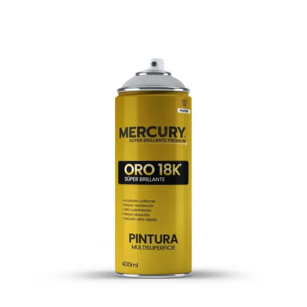 [42] AEROSOL DORADO ORO 18K MERCURY(PAE18K)