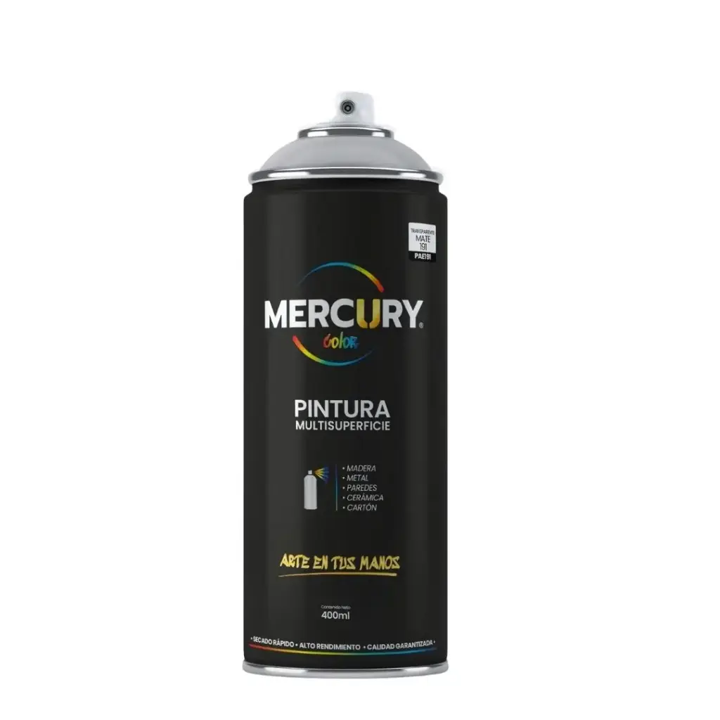 AEROSOL TRANSPARENTE MATE MERCURY(PAE191)