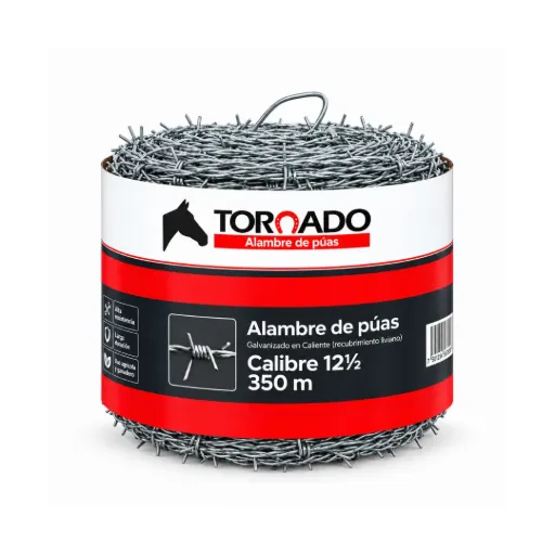 [2227] ALAMBRE DE PUAS TORNADO CALIBRE 12.5X350MTS (5605125350)