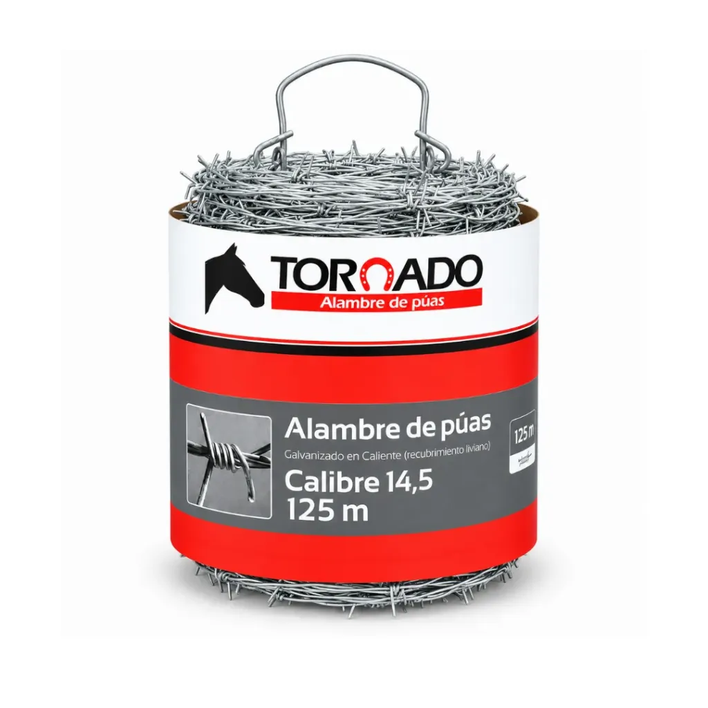 [2330] ALAMBRE DE PUAS TORNADO CALIBRE 14.5X125 MTS (5605145125)