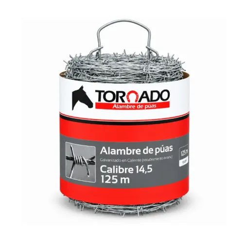 [2330] ALAMBRE DE PUAS TORNADO CALIBRE 14.5X125 MTS (5605145125)