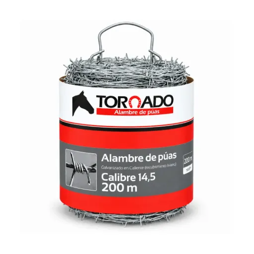 [2228] ALAMBRE DE PUAS TORNADO CALIBRE 14.5X200MTS (5605145200)