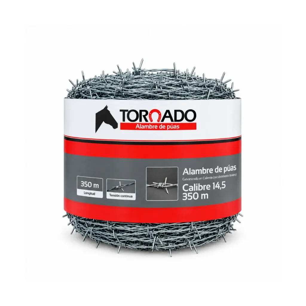 [2331] ALAMBRE DE PUAS TORNADO CALIBRE 14.5X350 MTS (5605145350)