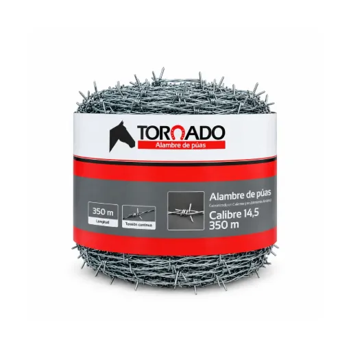 [2331] ALAMBRE DE PUAS TORNADO CALIBRE 14.5X350 MTS (5605145350)