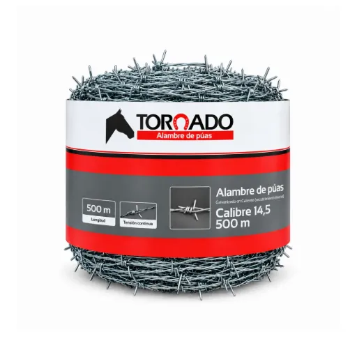 [2230] ALAMBRE DE PUAS TORNADO CALIBRE 14.5X500MTS (5605145500)