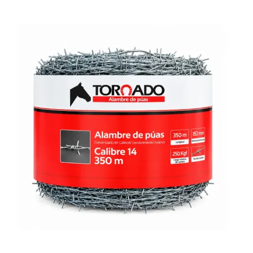 [2328] ALAMBRE DE PUAS TORNADO CALIBRE 14X350 MTS (5605140350)