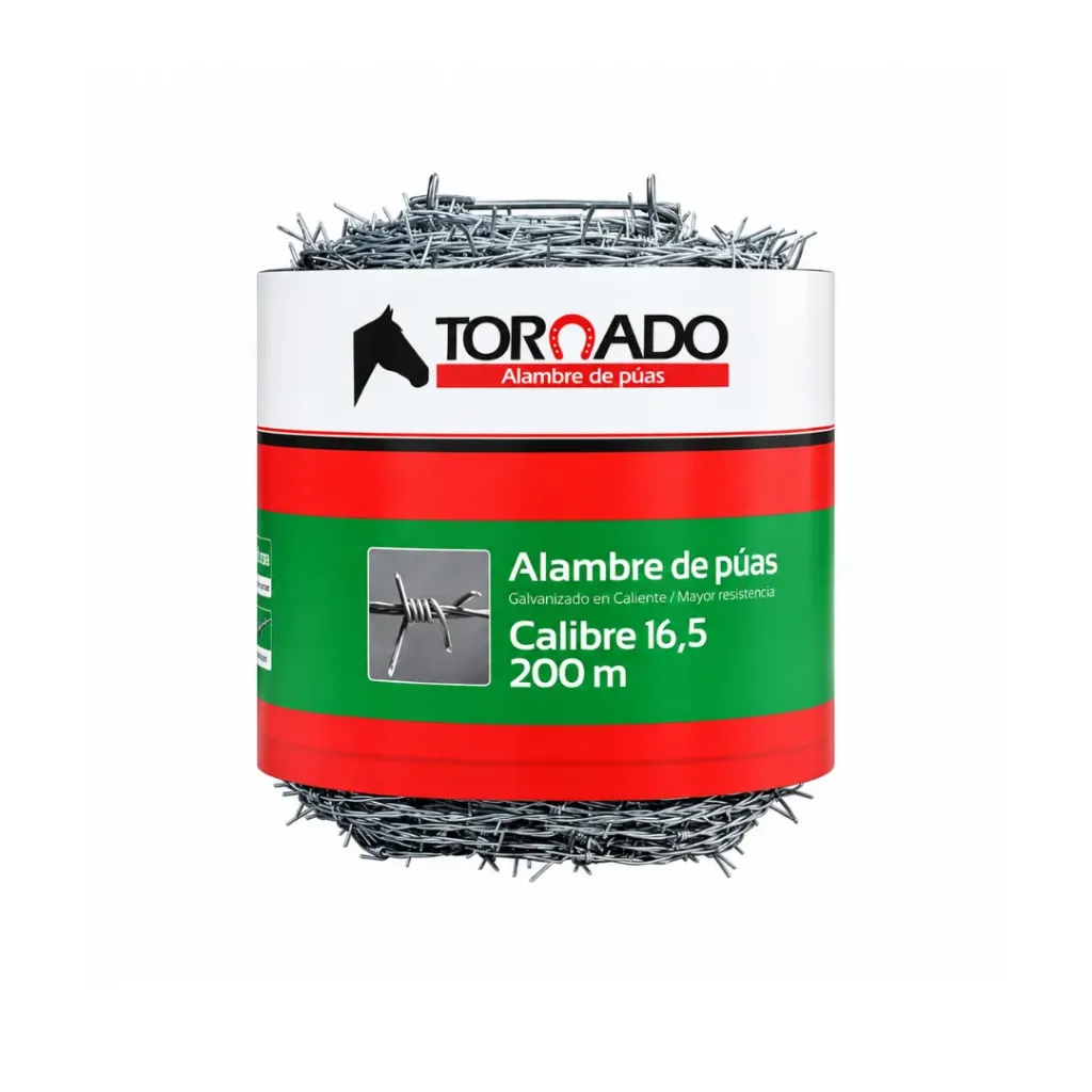 [2332] ALAMBRE DE PUAS TORNADO CALIBRE 16.5X200 MTS (5605165200)