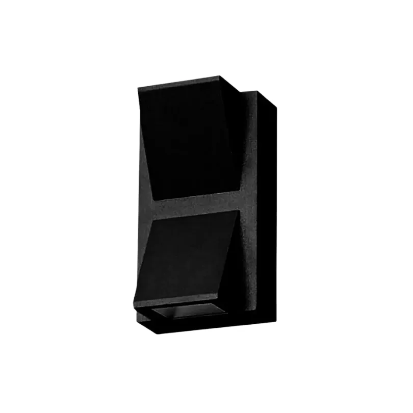[1700] APLIQUE LED CORBATIN 2X3W NEGRO (IDL67)