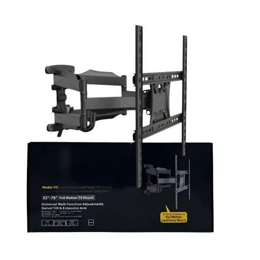 [3363] BASE TV ESCUALIZABLE 32-75 P5 CAJA NEGRA (P5)