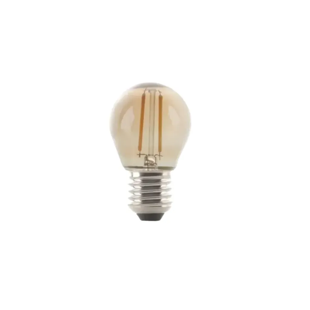 [2099] BOMBILLO LED FILAMENTO G45 PIN PON 2W 2700K (IBL41)