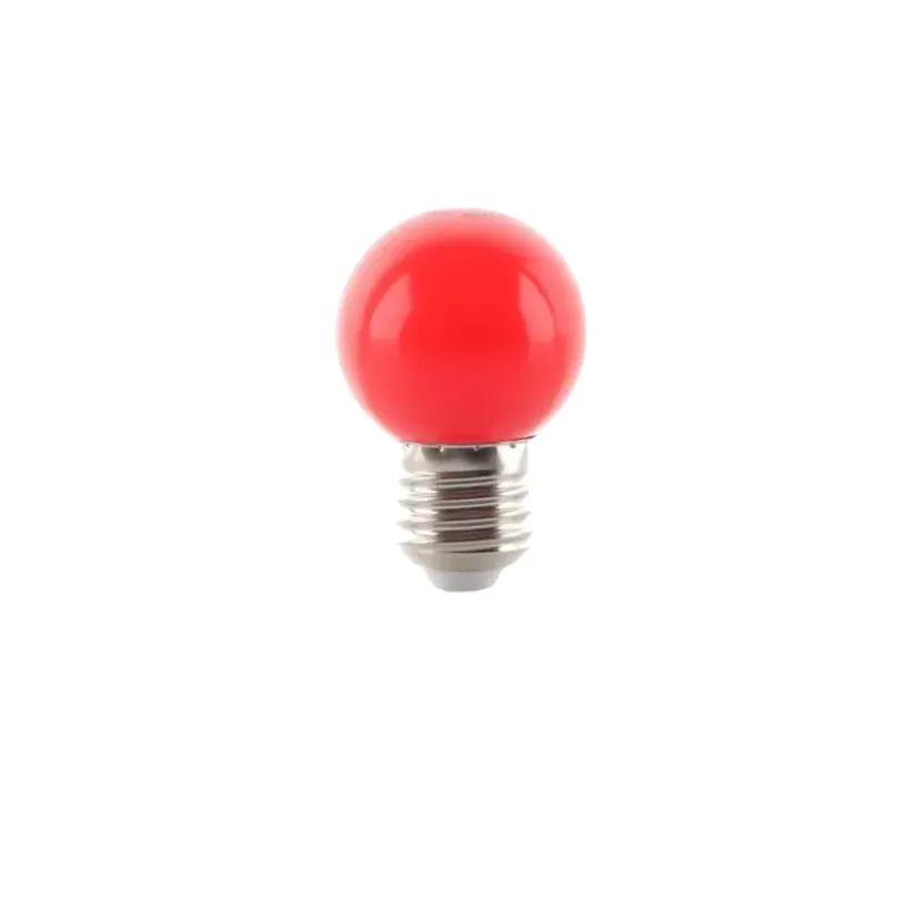 [1294] BOMBILLO LED PIN PON 1W ROJO TITANIUM (IBL38)