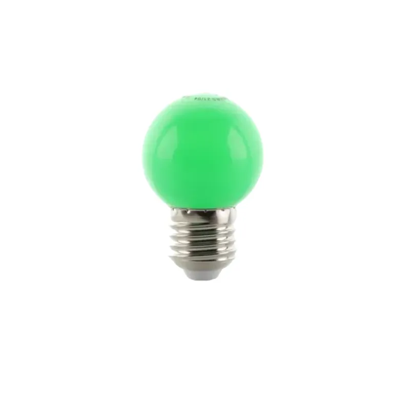 [1280] BOMBILLO LED PIN PON 1W VERDE TITANIUM (IBL37)