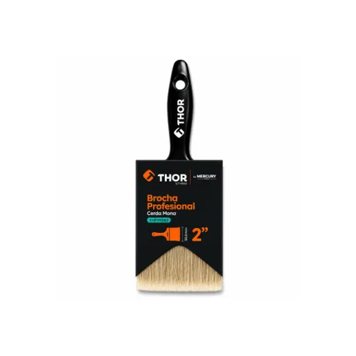 [131] BROCHA BASIC CERDA MONA 2'' MANGO PLÁSTICO THOR(THPIN302)