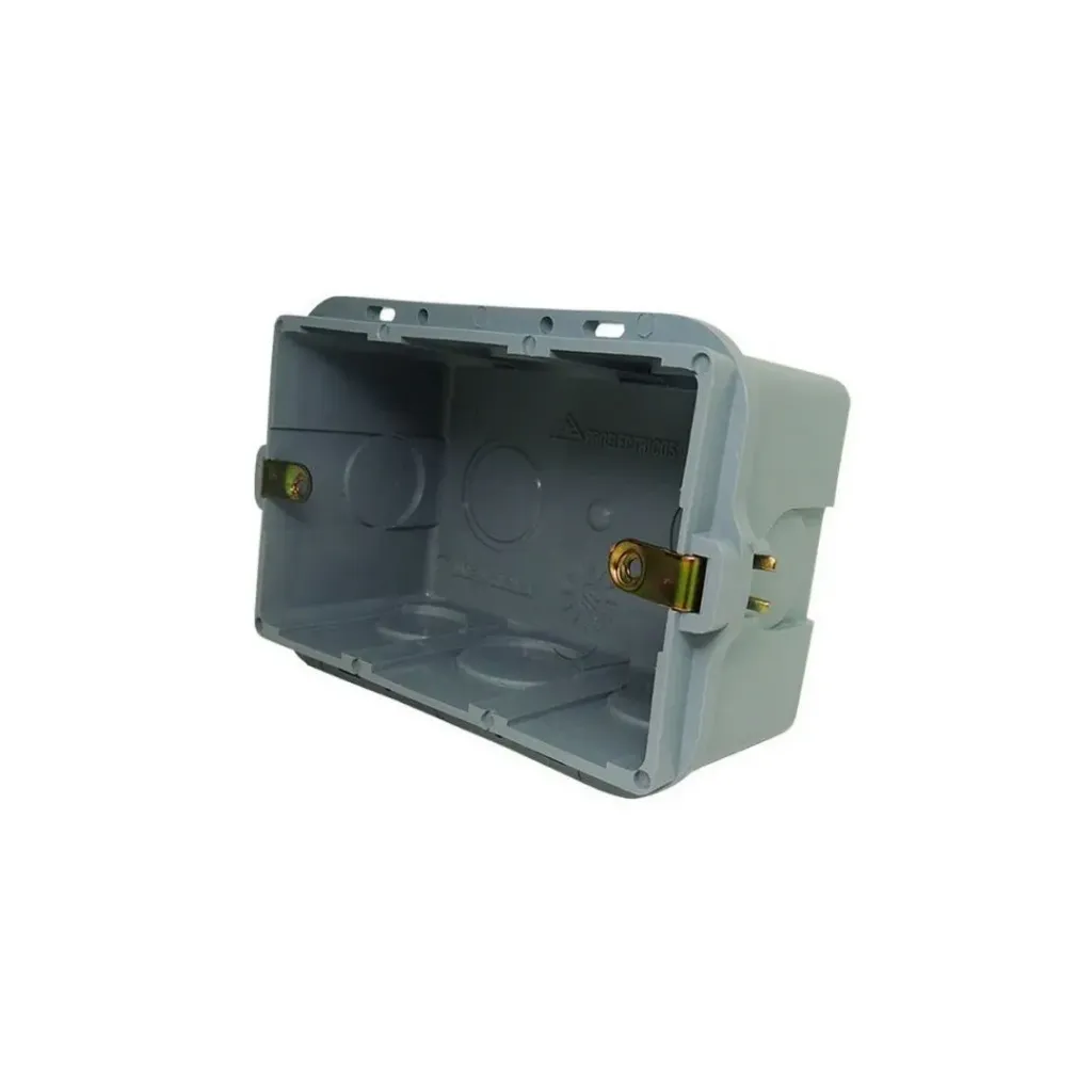 [3319] CAJA 2X4 SCH 40 GRIS PROELECTRICOS (1121E00120)
