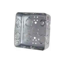 [678] CAJA 4X4 ELECTRICA ZINCADA RETIE (1111E00010)