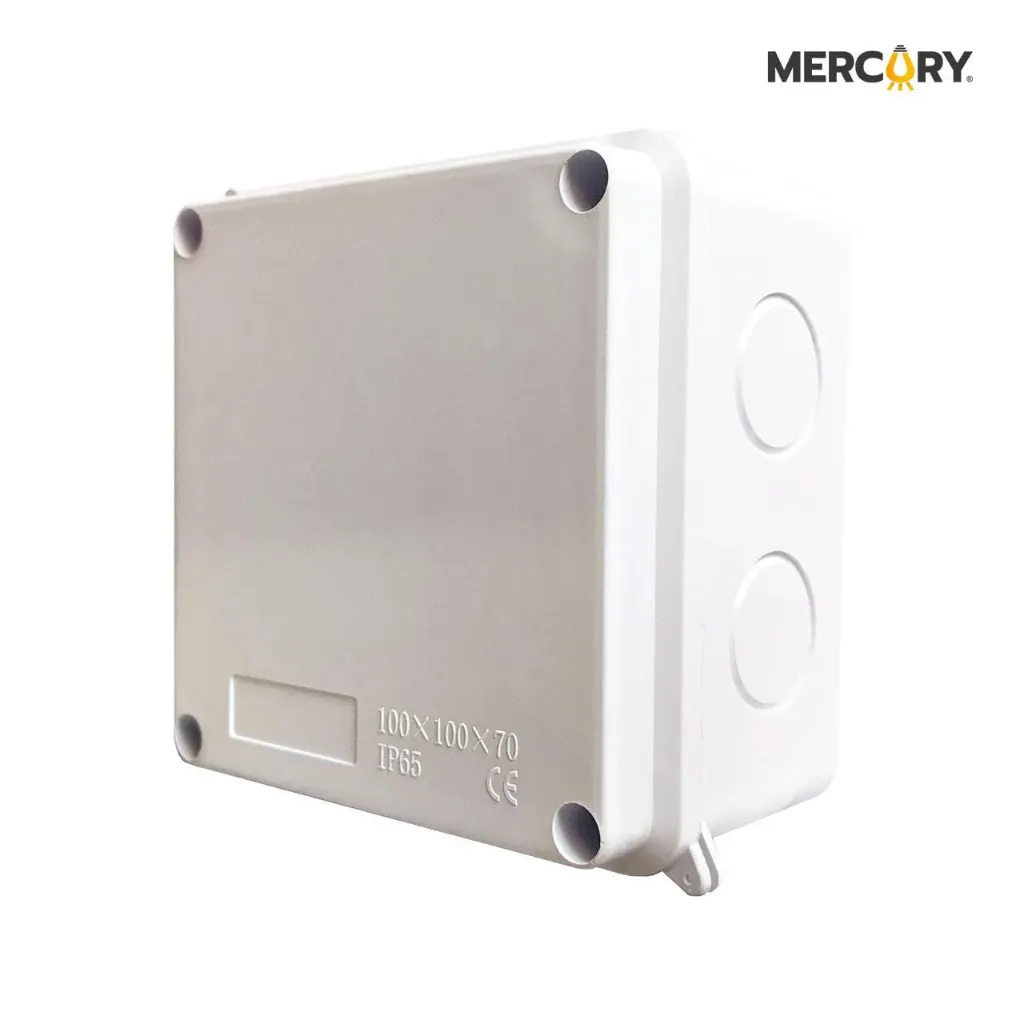 CAJA PASO 10X10X7 ABS BLANCO MERCURY (EMP29)