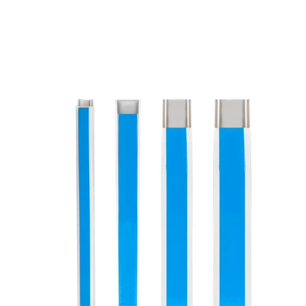 [1751] CANALETA PLASTICA 60X40 X 2 METROS C-ADHESIVO AZUL (EMP07)