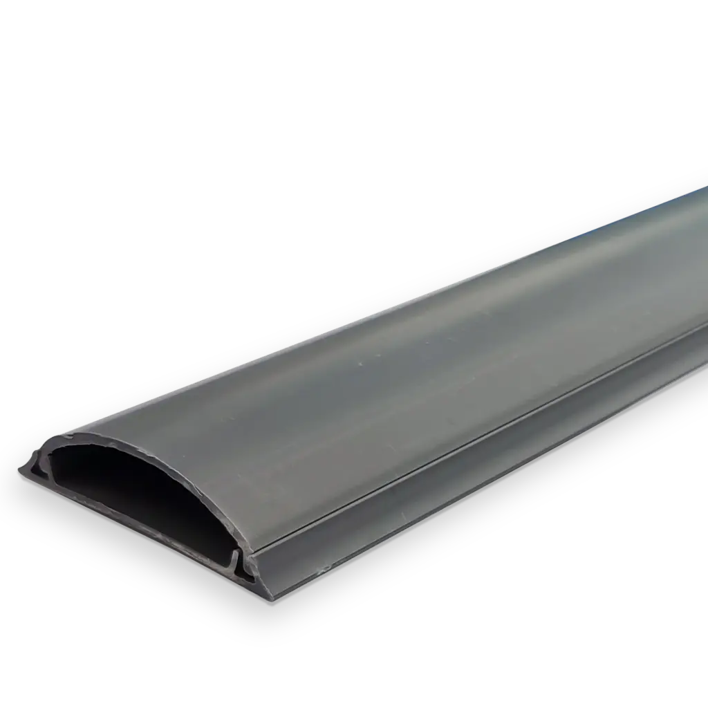[2516] CANALETA PLASTICA GRIS DE PISO 65X16 SIN ADHESIVO (EMP11)