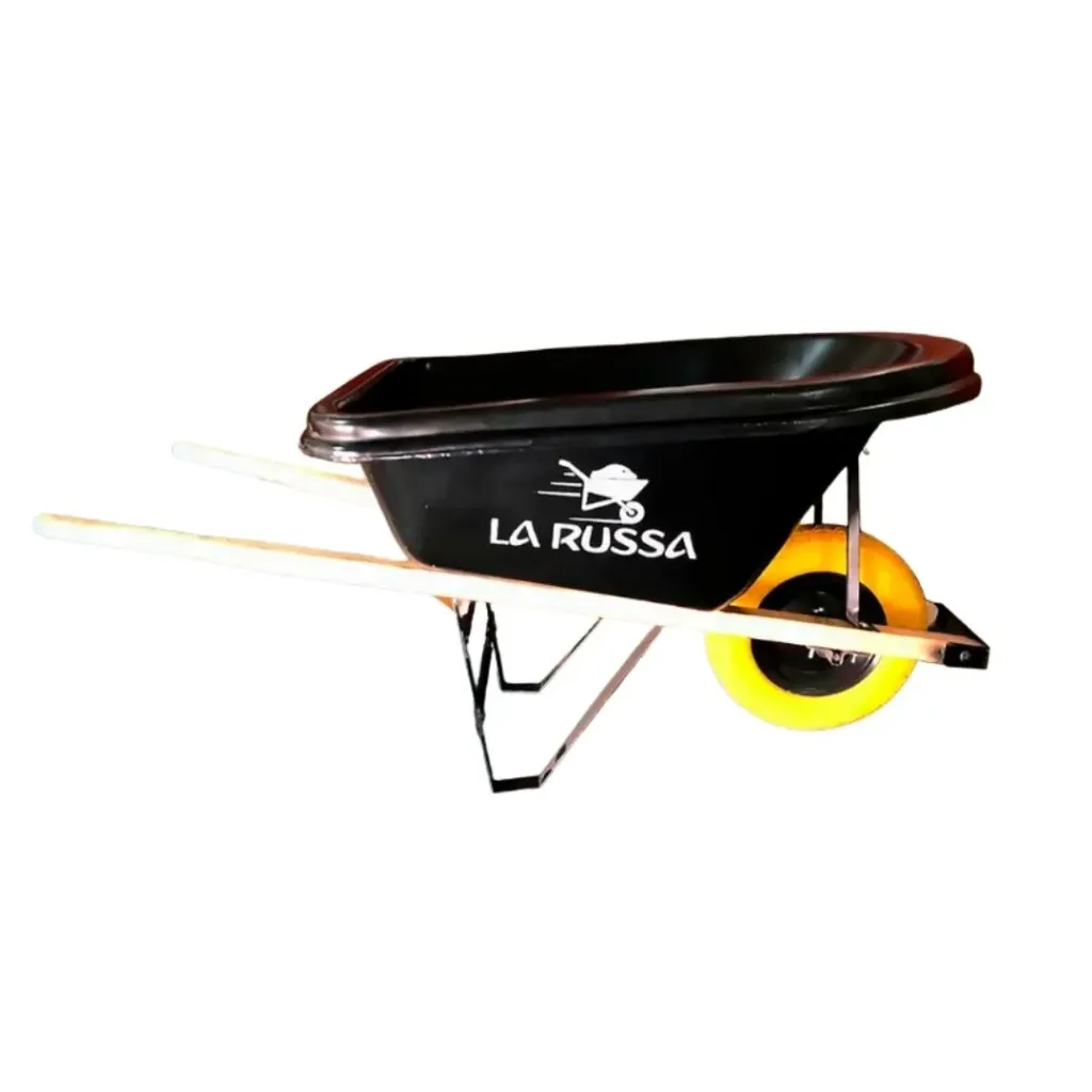 CARRETA LA RUSSA 100LTS TOLVA PLASTICA ANTIPINCHAZO (PT062000100)