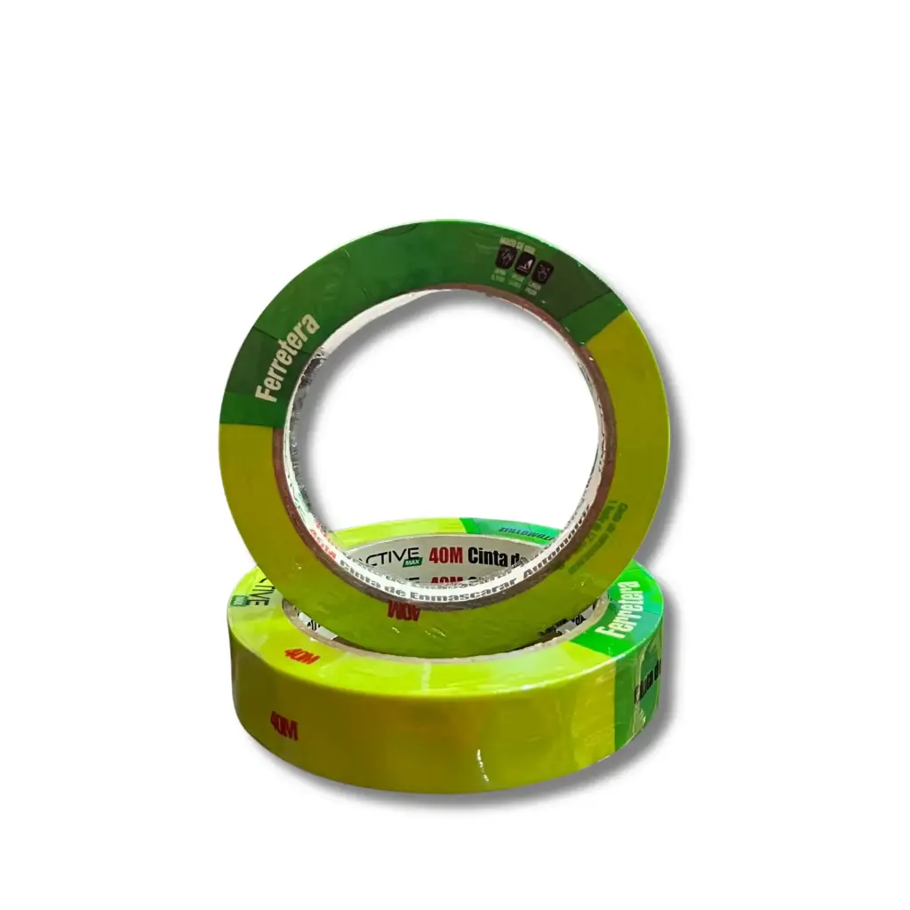 [2513] CINTA ENMASCARAR AUTOMOTRIZ VERDE 1 X 40MTS (CECL1)