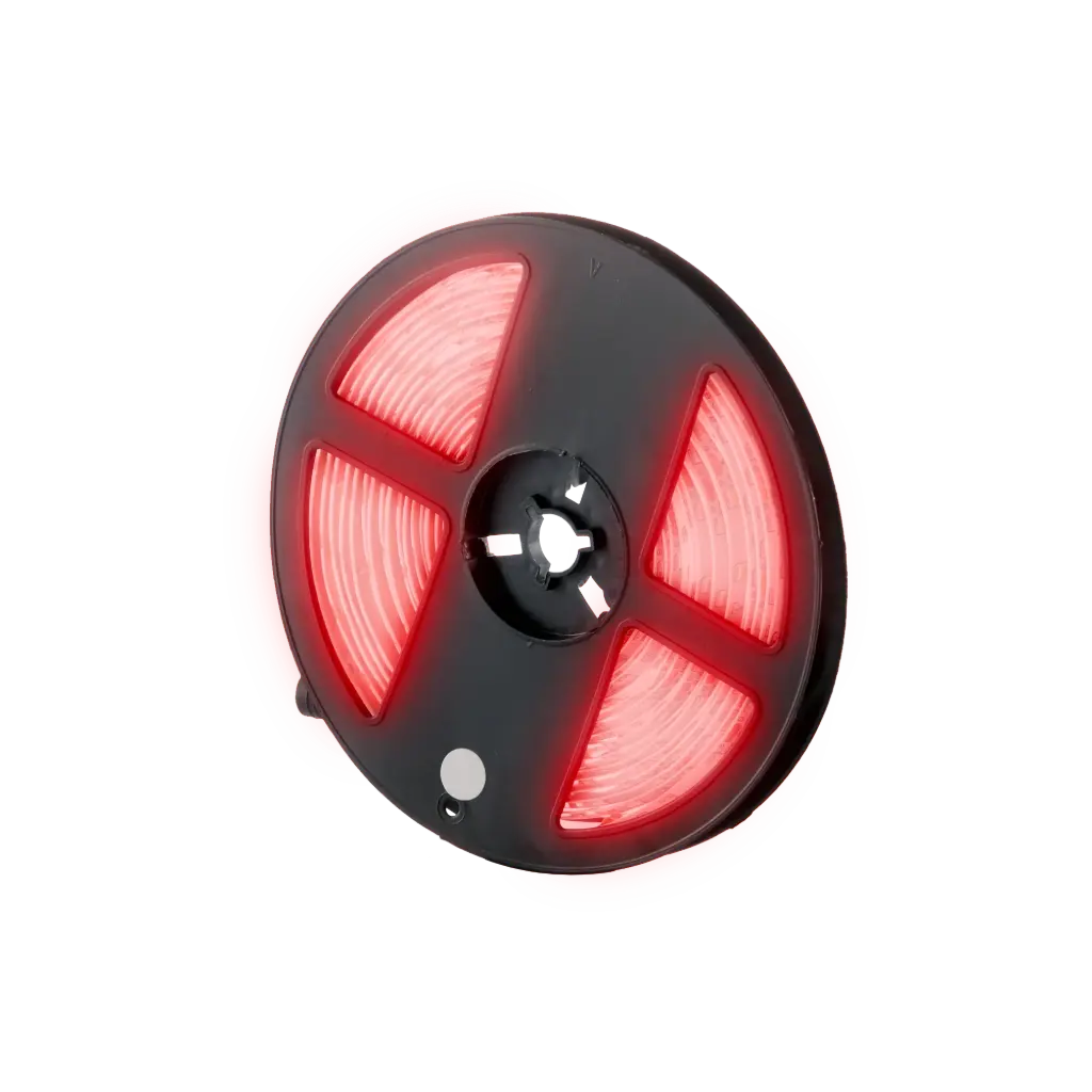 [1554] CINTA LED 12V 4040 IP65 ROJA ROLLO X 5MTS (ICL09)