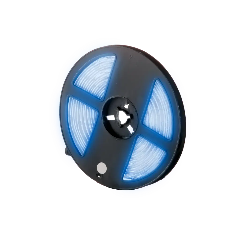 [1555] CINTA LED 12V 4040 IP65 AZUL ROLLO X5MTS (ICL05)