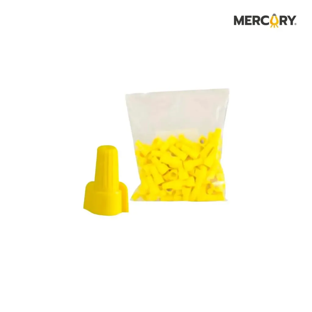 CONECTOR PLASTICO AMARILLO BOLSA X 100 UND (ECA65)