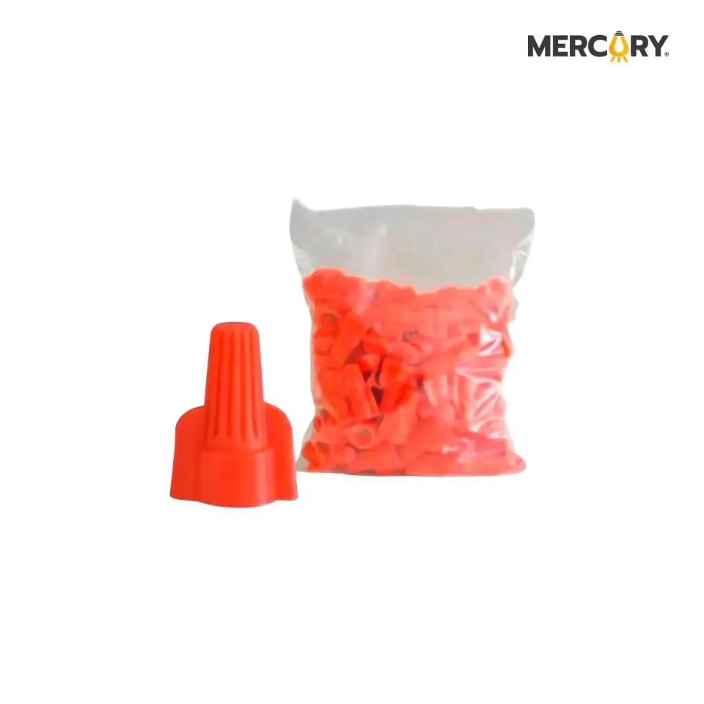 CONECTOR PROFESIONAL ROJO BOLSA X100UNDS MERCURY(ECA66)