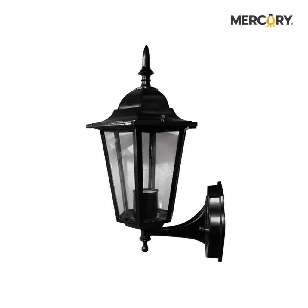 FAROL NEGRO BASE E27 ALUM/MOD01 15X20X36CM MERCURY (IDL90)