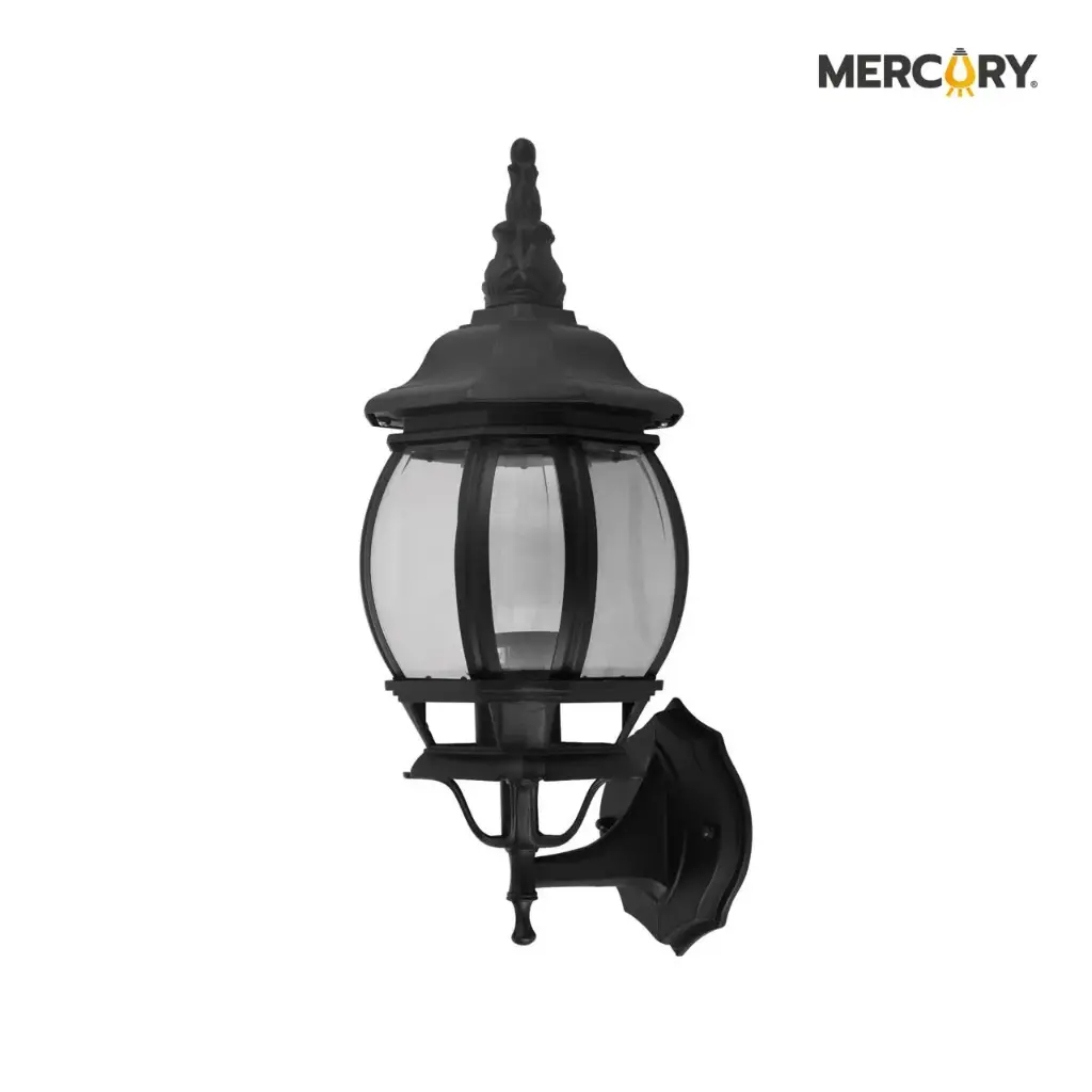 [3452] FAROL NEGRO BASE E27 ALUM/MOD04 21X18X42CM (IDL103)