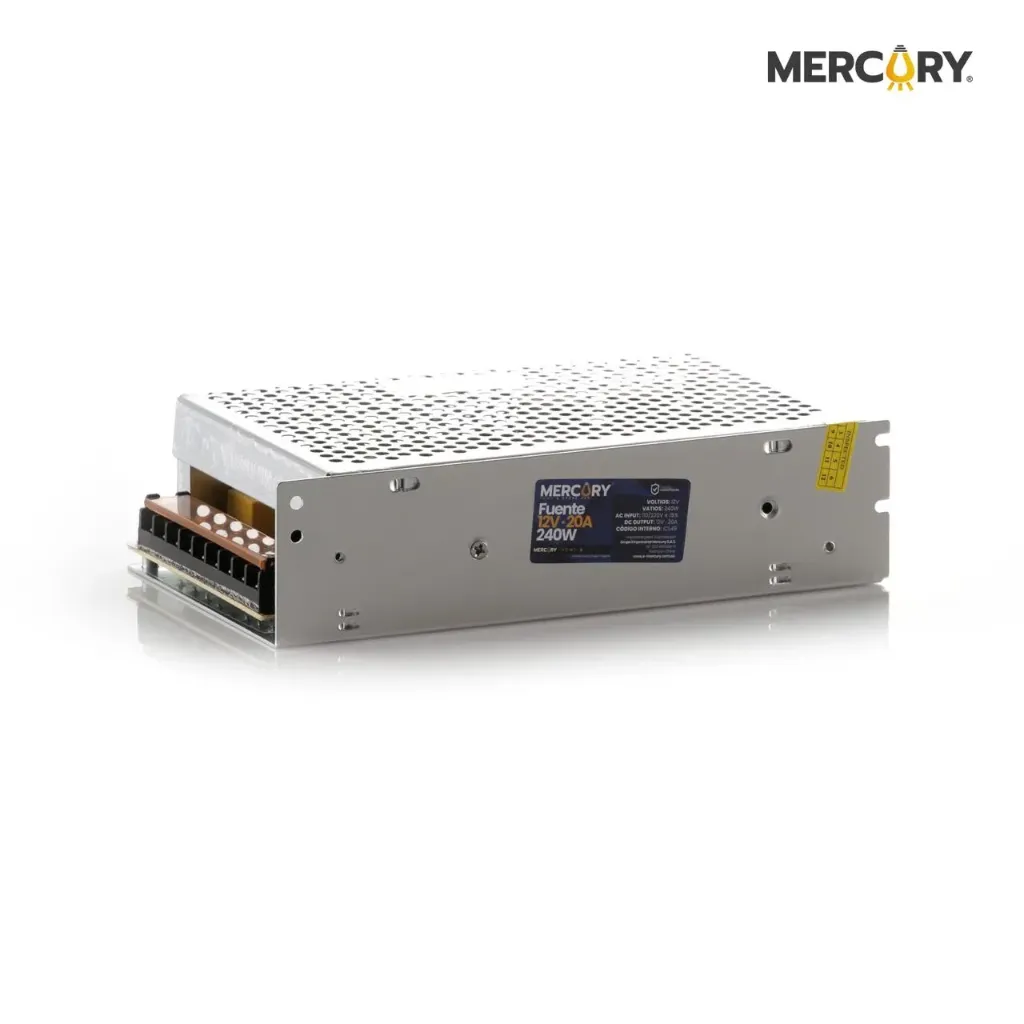 [2713] FUENTE 12V 20A 240W AC INPUT 110/220V (ICL49)