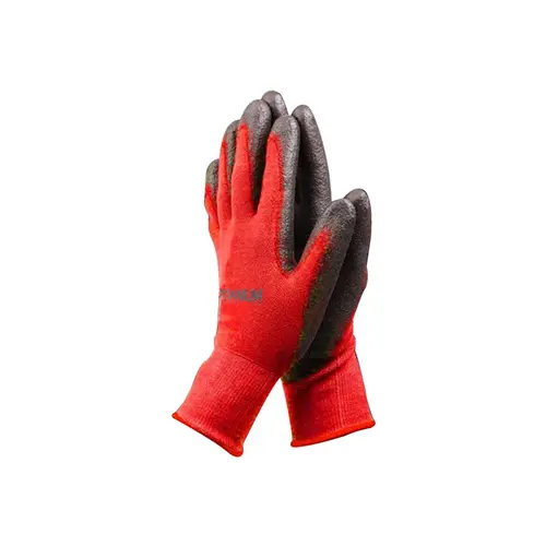 [1710] GUANTE NITRILO REFORZADO ALTA CALIDAD NEGRO/ROJO TALLA 8 (FSI12)