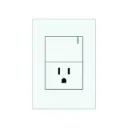 INTERRUPTOR + TOMA WHITE LUXURY (ETI91)