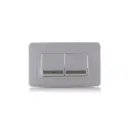 INTERRUPTOR DOBLE CONMUTABLE MERCURY BLANCO 118Z-02(ETI09)