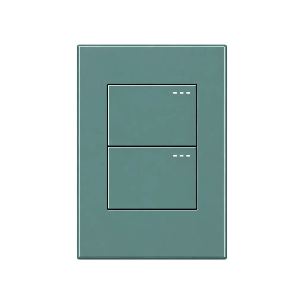 INTERRUPTOR DOBLE CONMUTABLE SILVER LUXURY (ETI114)