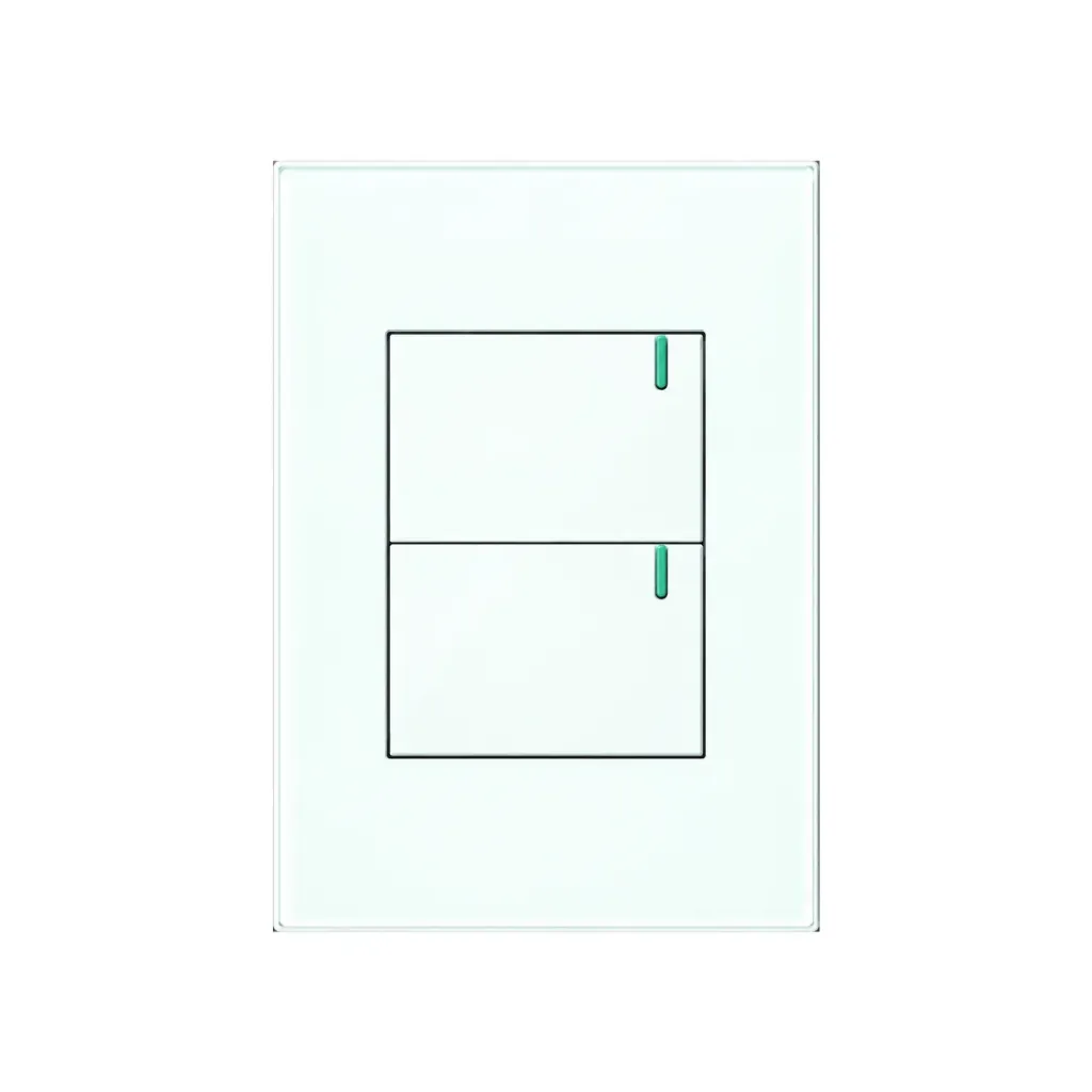 [2280] INTERRUPTOR DOBLE CONMUTABLE WHITE LUXURY (ETI88)