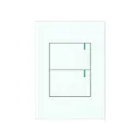 INTERRUPTOR DOBLE CONMUTABLE WHITE LUXURY (ETI88)