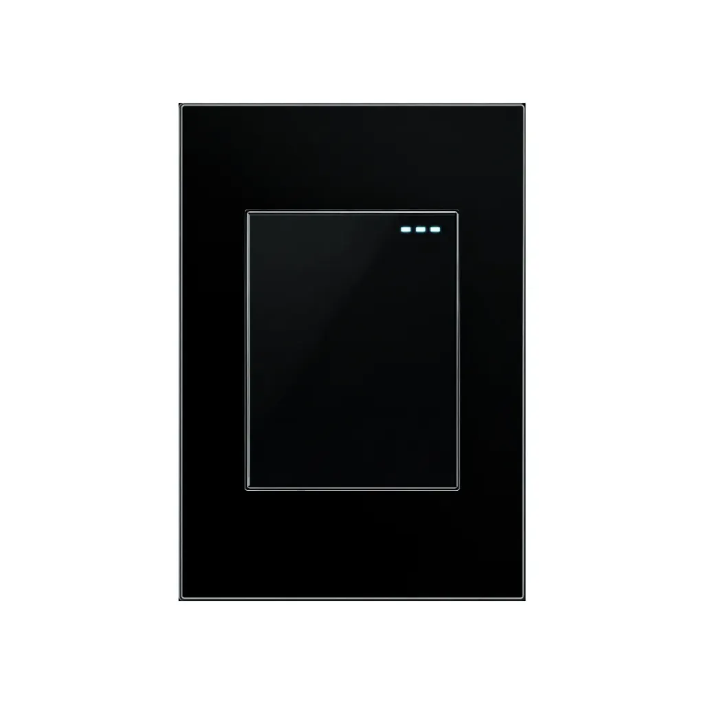 [2289] INTERRUPTOR SENCILLO CONMUTABLE BLACK LUXURY (ETI100)