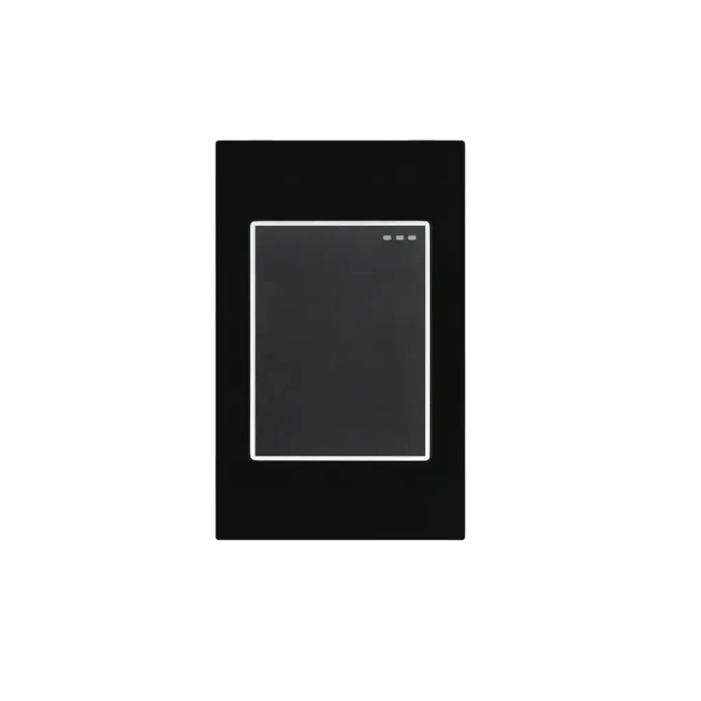 [1658] INTERRUPTOR SENCILLO CONMUTABLE MERCURY BLACK MIRROR (ETI52)