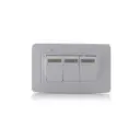 INTERRUPTOR TRIPLE CONMUTABLE MERCURY BLANCO 118Z-03(ETI10)