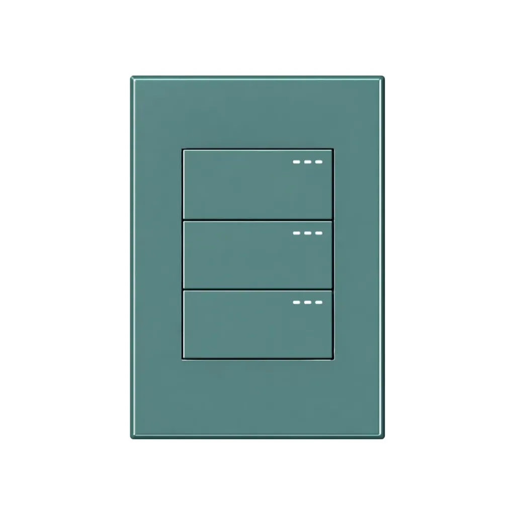 [2286] INTERRUPTOR TRIPLE CONMUTABLE SILVER LUXURY (ETI115)
