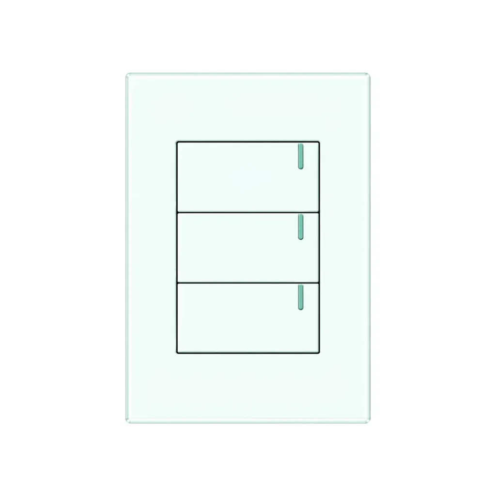 [2281] INTERRUPTOR TRIPLE CONMUTABLE WHITE LUXURY (ETI89)