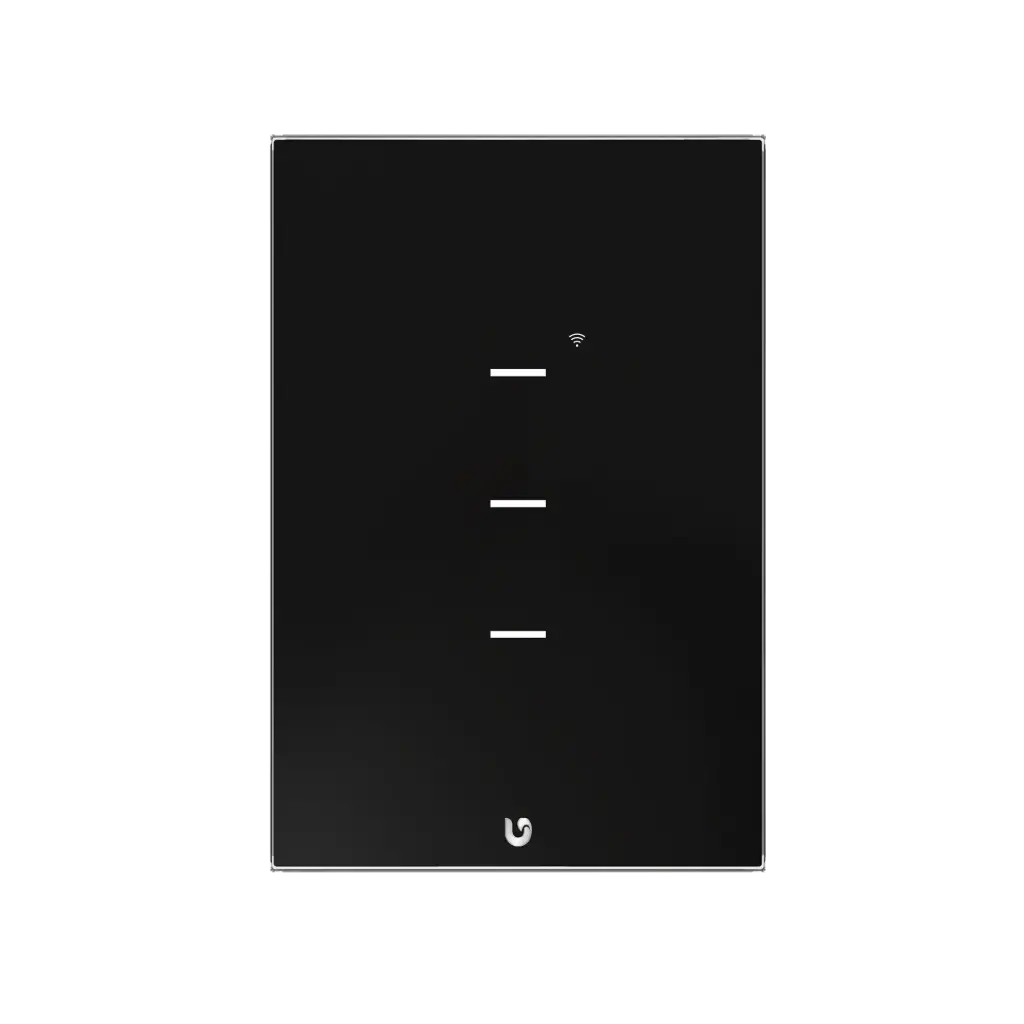[2732] INTERRUPTOR TRIPLE SMART HOME TOUCH BLACK WIFI GEN2 (TIC55)