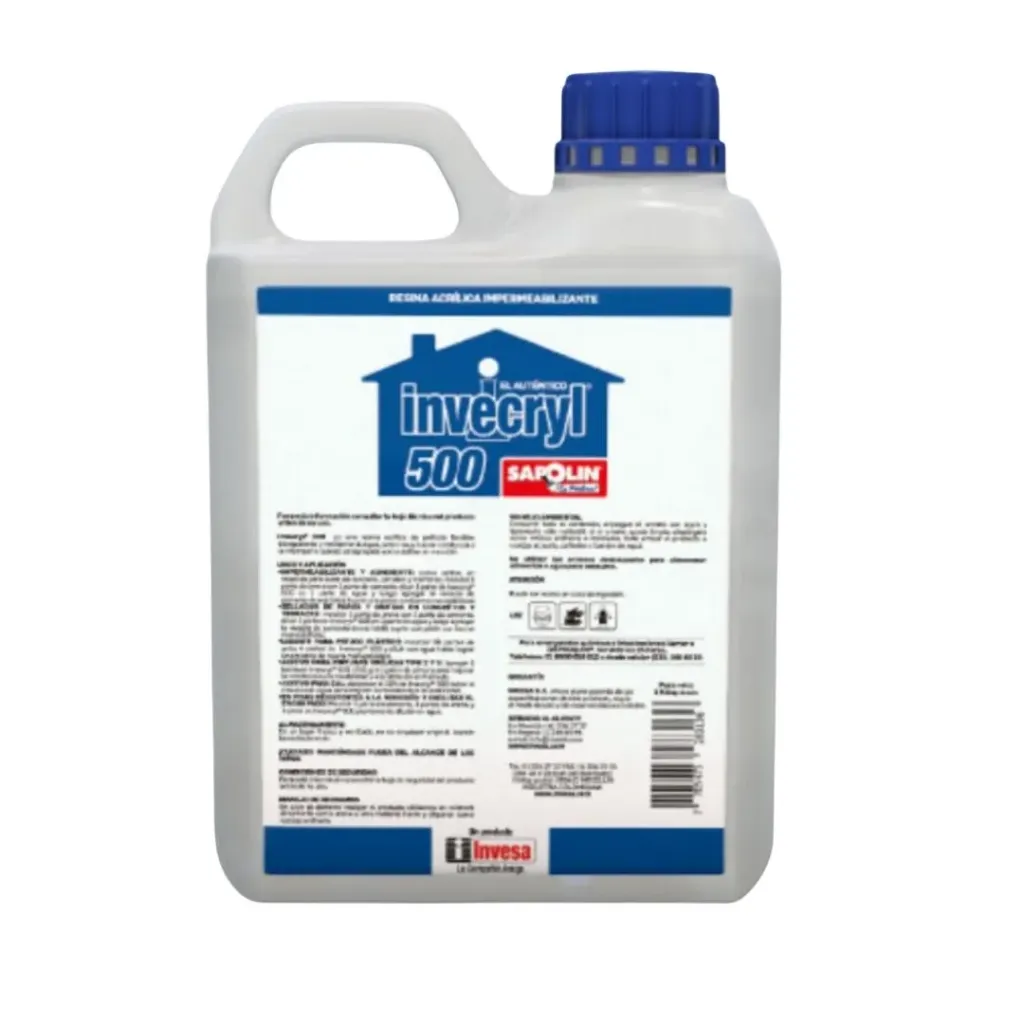 [1263] INVECRYL 500 BOTELLA 3 KG SAPOLIN (32500A13)