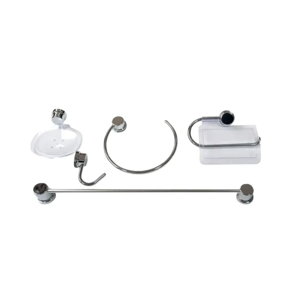 [1106] JUEGO DE ACCESORIOS BAÑO TITANIUM X5 ABS(TTA71)
