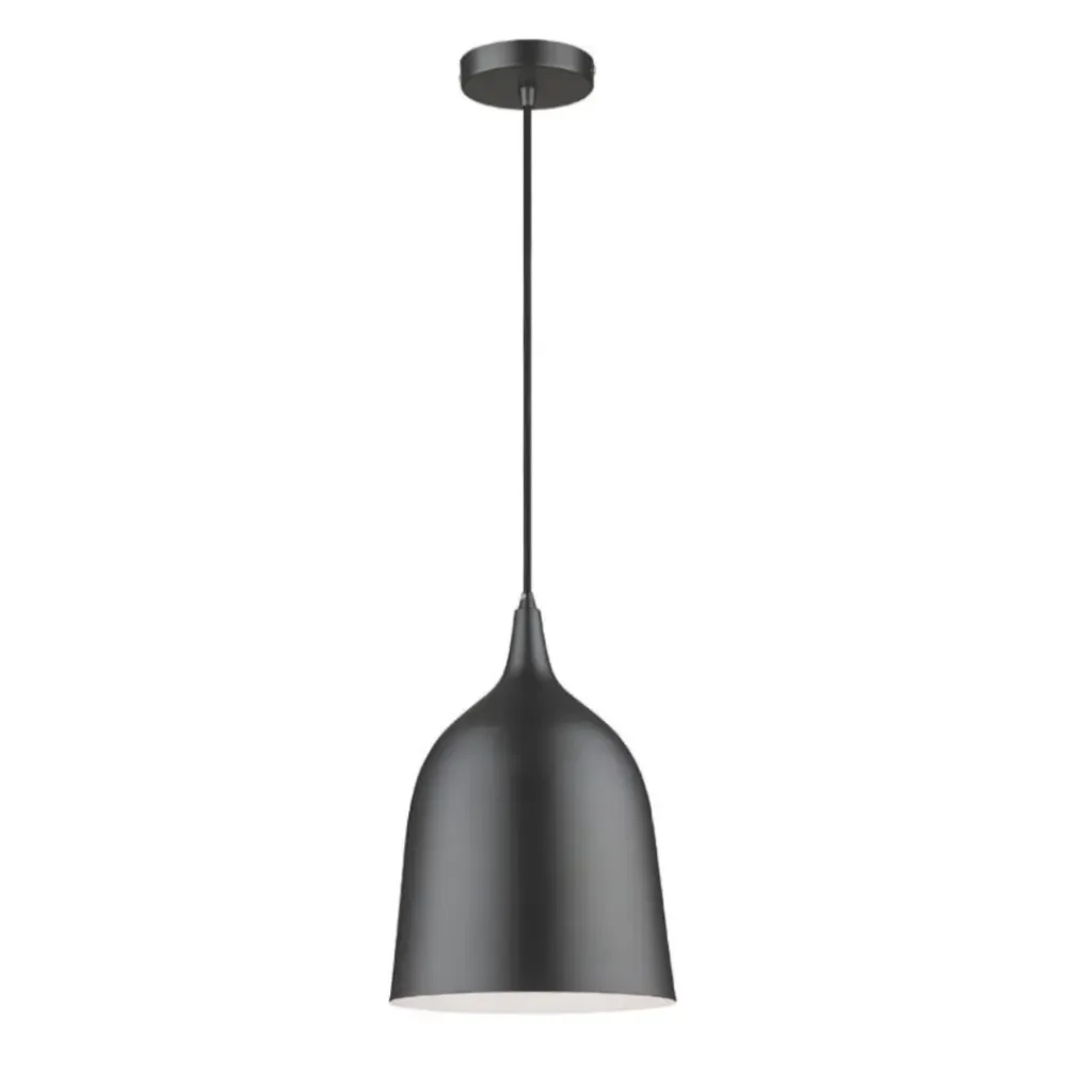 [3121] LAMPARA COLGANTE NEGRA 1XE27 MERCURY (IDS102)