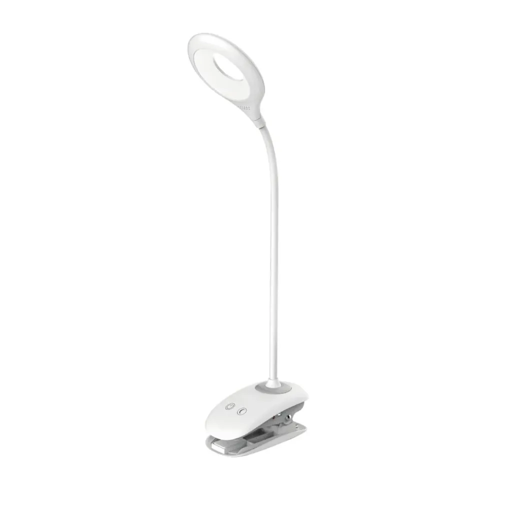 [1490] LAMPARA LED MESA PINZA FLEXIBLE 4W RECARGABLE MERCURY (IDL36)