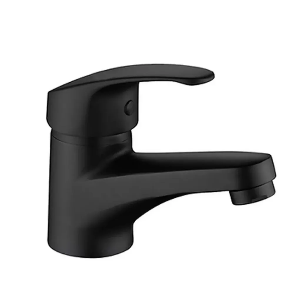 LLAVE LAVAMANOS PALANCA PLASTICA NEGRA (16160307)